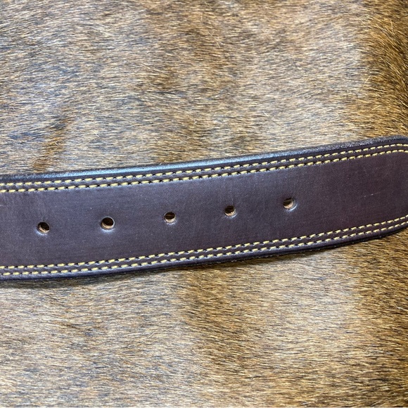 Green Hills Handmade Zebra Cowhide Belt ladies XL - Picture 9 of 9